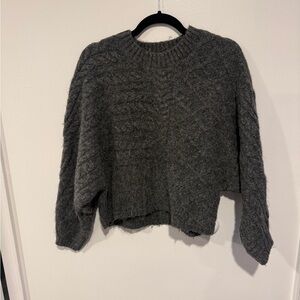 Abercrombie & Fitch Charcoal Crew Neck Sweater